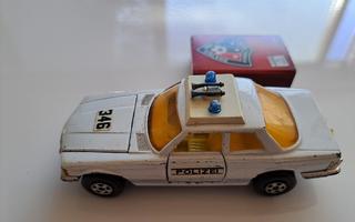 Matchbox: Mercedes Benz 350 SLC poliisiauto vm. 1974
