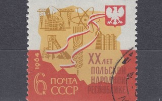 Neuvostoliitto 1964 Puolan kansantasavallan 20-vuotispäivä