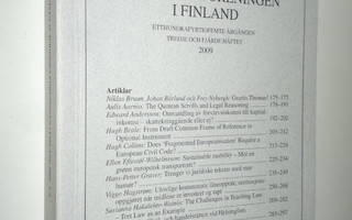 Tidskrift utgiven av Juridiska föreningen i Finland 2009