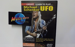 LEARN TO PLAY MICHAEL SCHENKER & UFO UUSI 2DVD