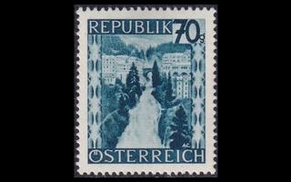 Itävalta 764 ** Käyttösarja maisemia 70 g (1945)