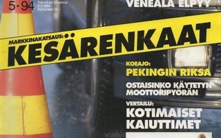 Tekniikan Maailma n:o 5 1994 Kesärenkaat. Venemessut.