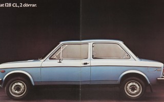 1976 Fiat 128 esite -  28 sivua - KUIN UUSI
