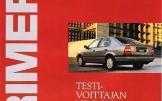 Nissan Primera -esite, 1991