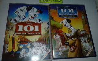 (SL) 2 DVD) 101 Dalmatialaista 1 & 2