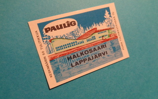 TT-etiketti Halkosaari, Lappajärvi