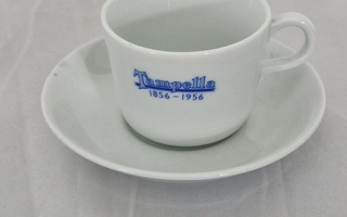 Arabia Tampella kahvikuppi + alusastia