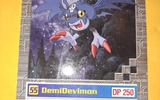 DemiDevimon Silver Stamp Digimon keräilykortti