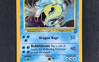 Gyarados Holo Base Set 2 Pokemon kortti