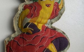 Chiquita Banana nukke pehmolelu vanha antiikki vintage