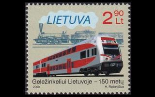 Liettua 1019 ** Rautatie 150v (2009)