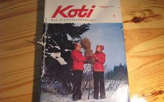 Koti maa- ja kotitalousnaiset 11kpl.(vuosikerta) v.-79.