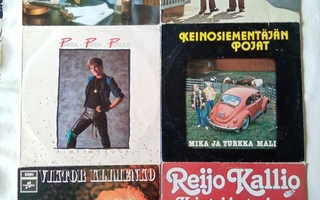 Suomalaisia miessolistien vinyyli LP:tä 1970-1980-luvuilta