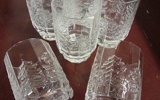 6 kpl iittala kuusi lasia