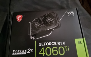 MSI GeForce RTX 4060 Ti VENTUS 2X BLACK OC 8Gb