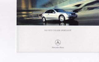 Mercedes-Benz C-sarja SportCoupe -esite, 2001