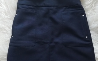 H&M tummansininen hame. Koko 36