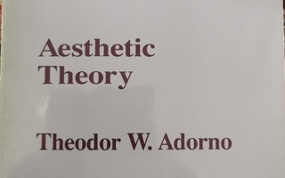 Theodor W. Adorno Aesthetic Theory