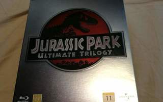 Blu-Ray: Jurassic Park (Kaikki kolme Elokuvaa)