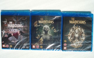 Magicians kaudet 1 - 3 (Blu-ray, uusi)