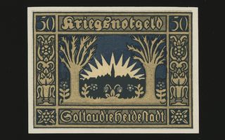 Saksa Notgeld 50 Pfg, Soltau 1921