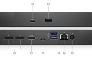 Dell Dock WD19S 130W -telakointiasema (USB-C)