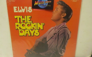 ELVIS PRESLEY - THE ROCKING DAYS M-/EX 70S SAKSA PAINOS LP