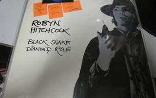 ROBYN HITCHCOCK- BLACK SNAKE DIAMOND ROLE LP 1.PAINOS UK EX+