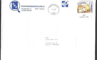 Postilähetys - Pu.ris.1995 (LAPE 1329) Tampere 10 2.4.1996