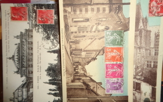 Ranskalaisia Postikortteja 1930-luku 12 Kpl