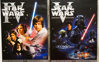 STAR WARS: 4 & 5 (2DVD) 1977, 1980