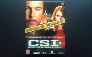 DVD: CSI 7 kausi, jaksot 13-24 3xDVD (2008)