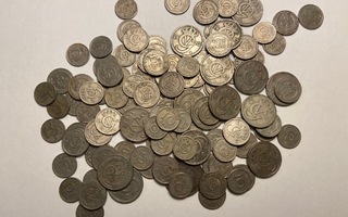 Ruotsalaisia rahoja noin 266 gr