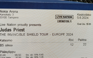Judas Priest, Nokia Arena istumapaikka