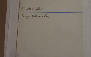 Scritti Politti: Songs To Remember  LP    1982