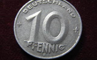 10 pfenning 1952E DDR