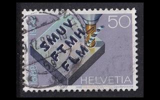 Sveitsi 1377 o Metalli- ja kelloseppäliitto 100v (1988)