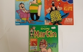 3 kpl Don Martin 1990