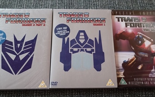 Transformers: Season 1; Season 2.pt2 and The Movie (UK DVD)