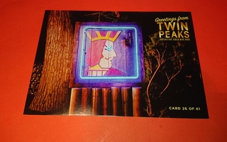 Twin Peaks keräilykortti numero 26