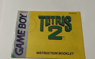 Gameboy Tetris 2 UKV manual