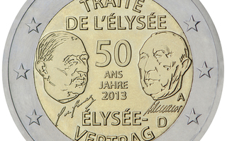 2€ Rullasarja Saksa 2013 (A,D,F,G,J) Elysee Cont