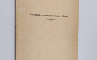 Enumeratio insectorum Fenniae et Sueciae 2, Coleoptera