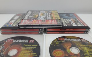 PC Gamer CD useita (2000, 2001, ENG-FIN, 8cd)