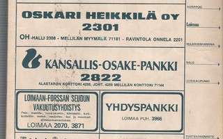 Turun Jakoalueen Puhelinluettelo, 1976.