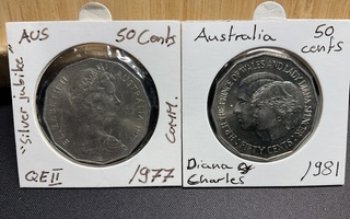 Australia 2*50 cents