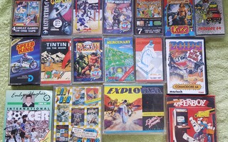 Commodore 64/128 kasettipelejä (Ei toimi)