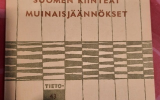 Ella Kivikoski: Suomen Kiinteät Muinaisjäännökset