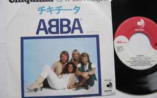 ABBA Chiquitita c/w Lovelight 7" sinkku  Japanilainen