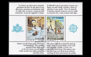 San Marino 1407-8BL12 o Europa lasten leikit (1989)